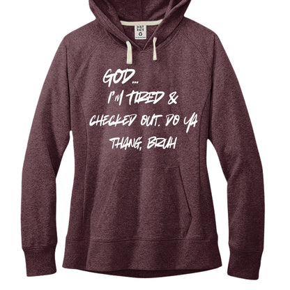 Maroon Heather - FRONT