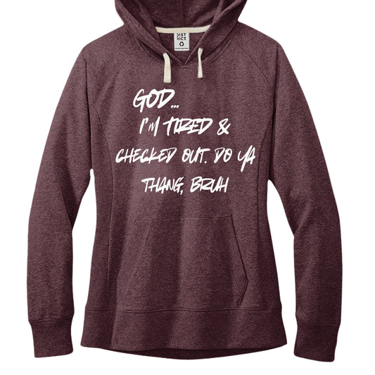 Maroon Heather - FRONT