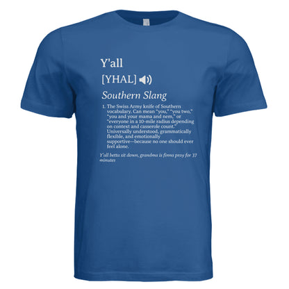 Solid True Royal Triblend - FRONT