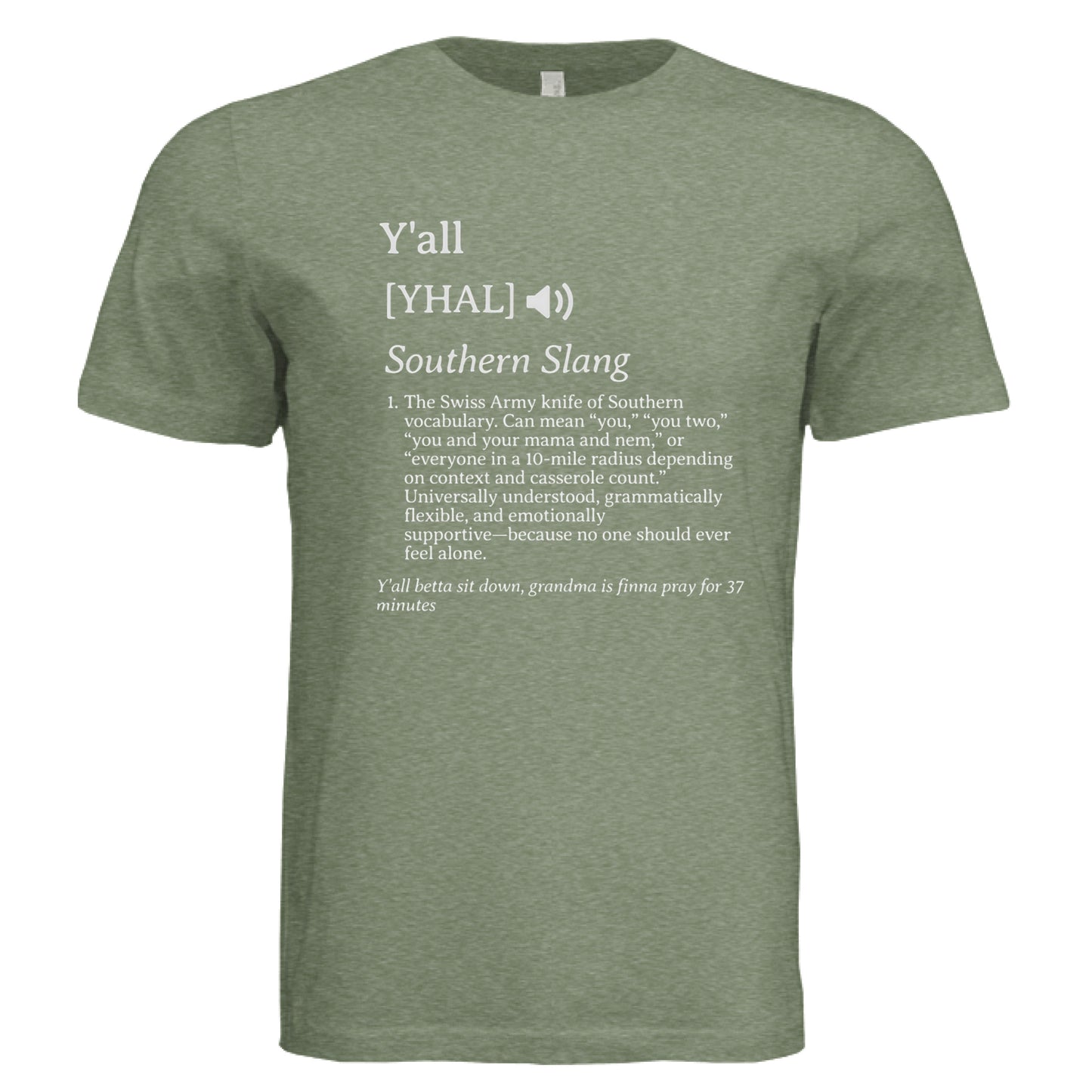 OLIVE TRIBLEND - FRONT