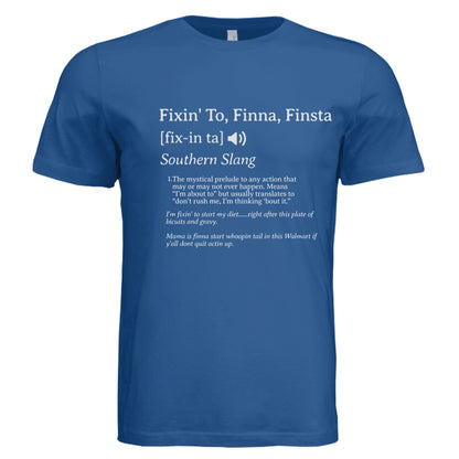 Solid True Royal Triblend - FRONT