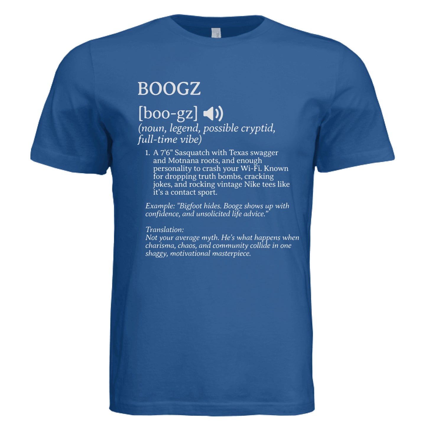 Solid True Royal Triblend - FRONT