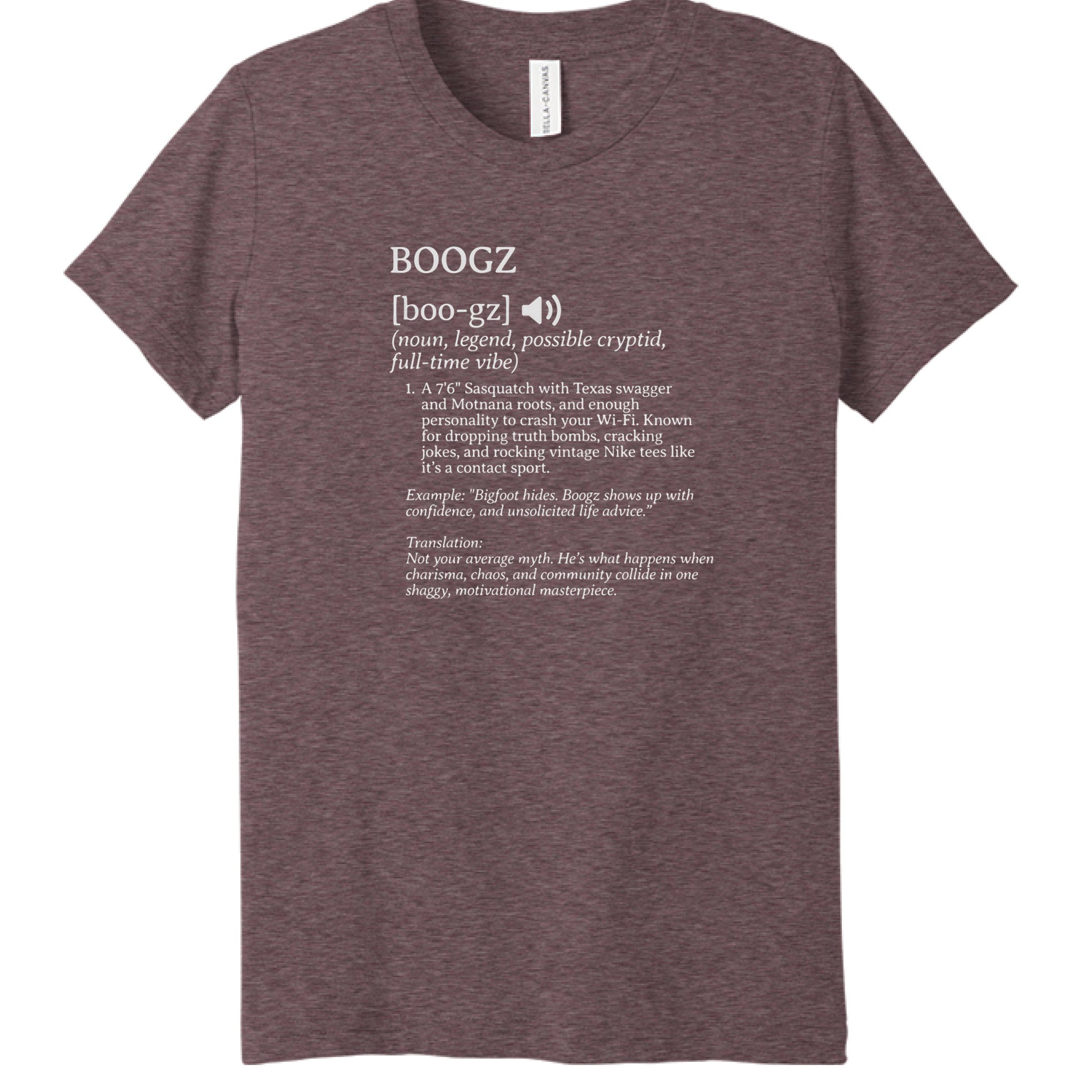 MAROON TRIBLEND - FRONT