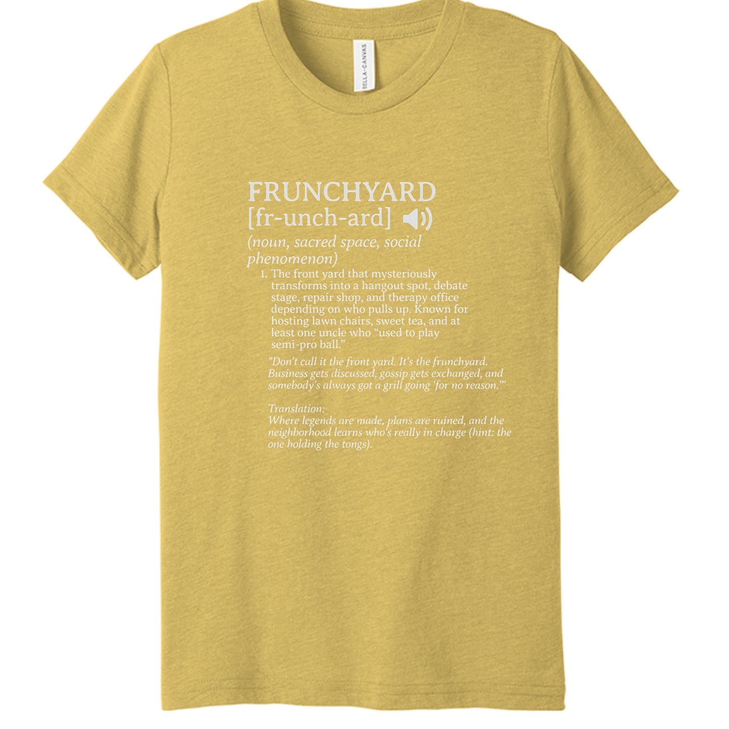 Mustard Triblend - FRONT