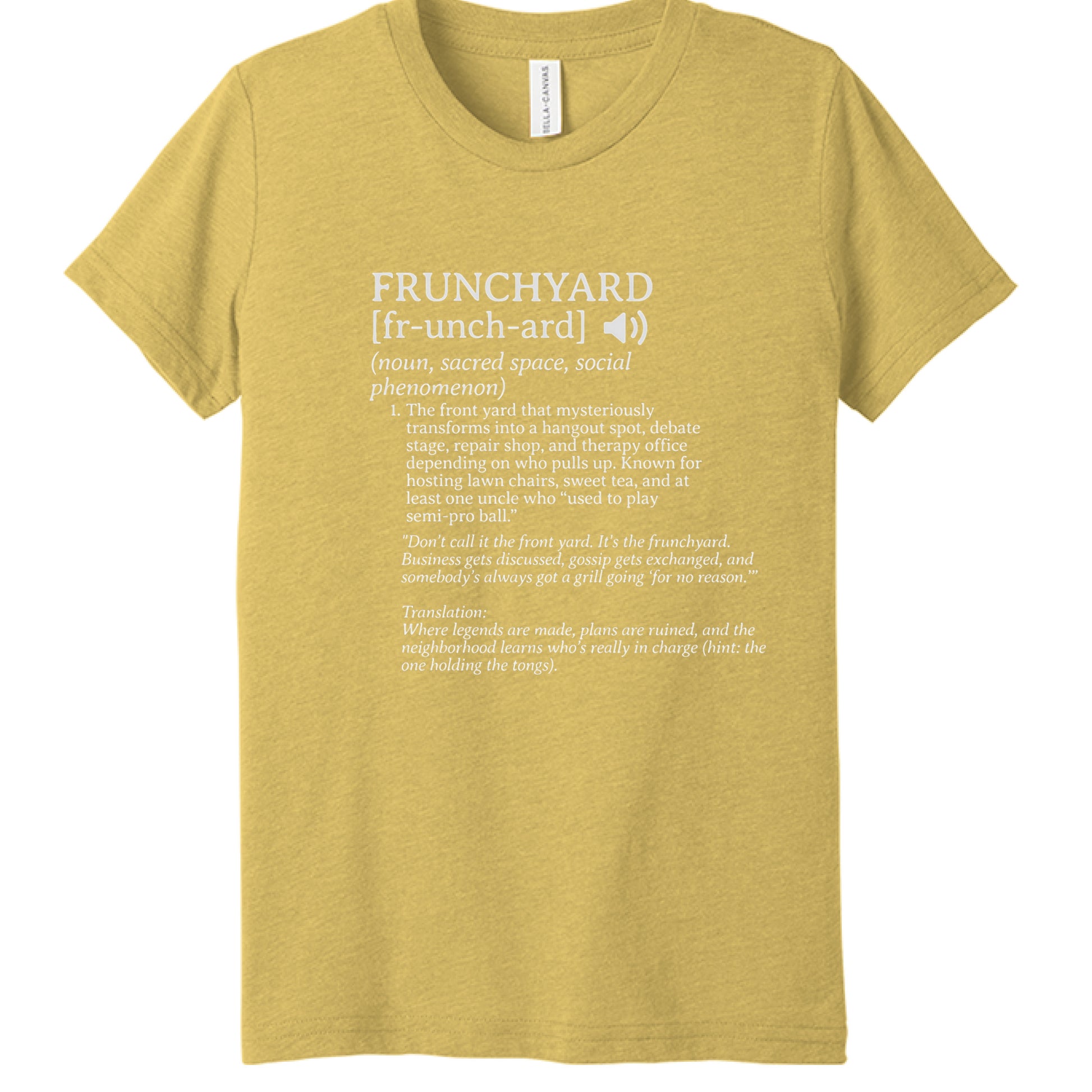 Mustard Triblend - FRONT