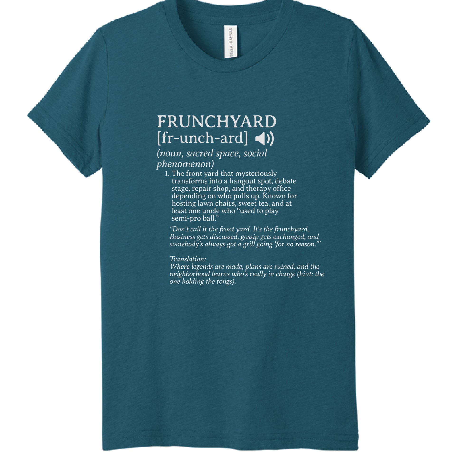 Teal Triblend - FRONT