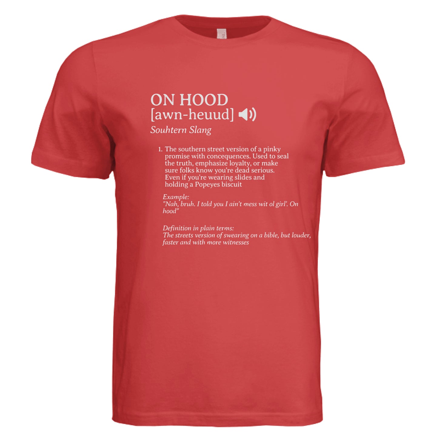 SOLID RED TRIBLN - FRONT