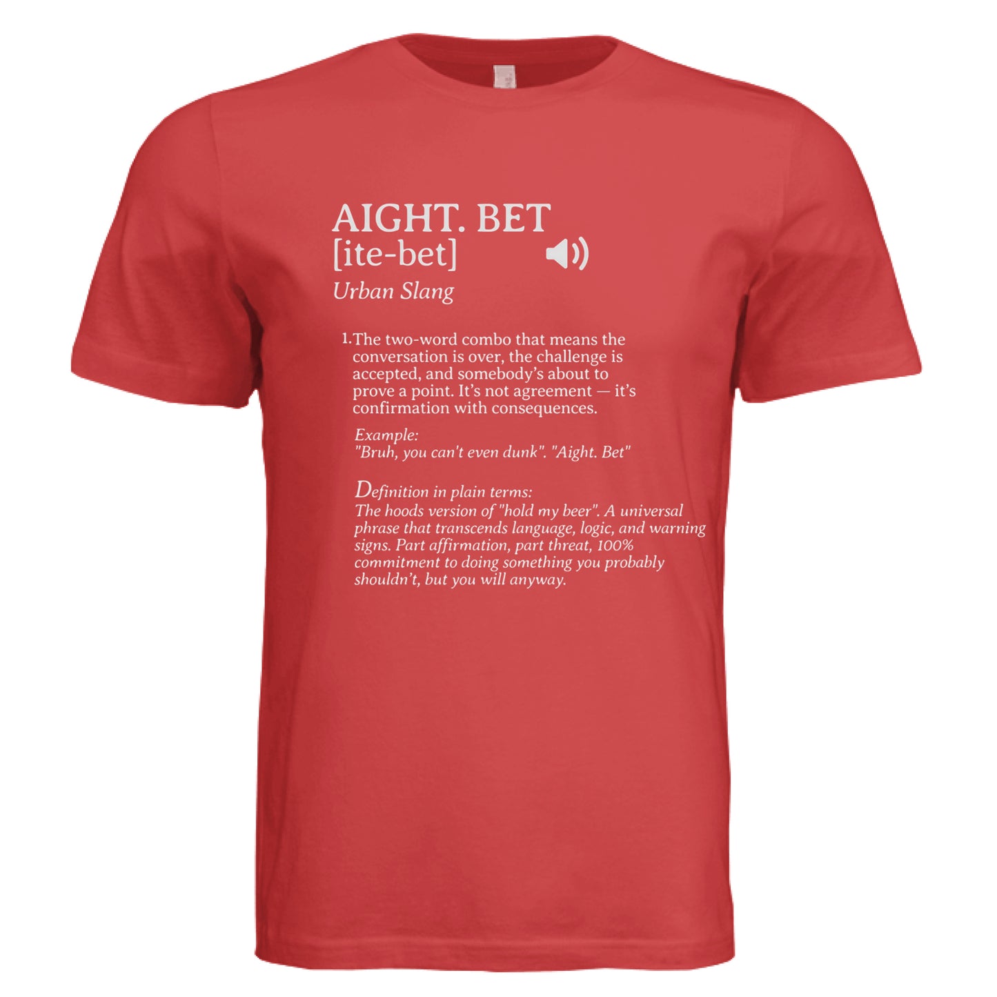 SOLID RED TRIBLN - FRONT