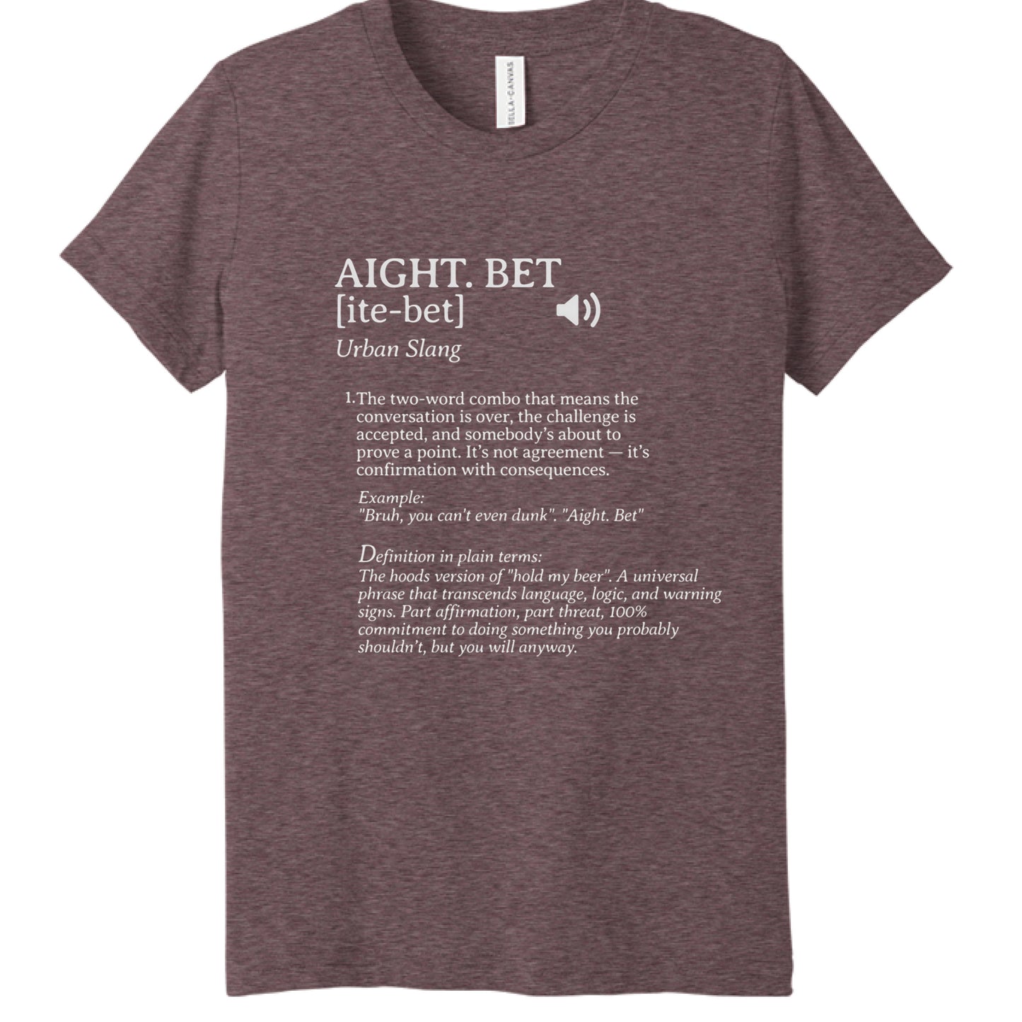 MAROON TRIBLEND - FRONT