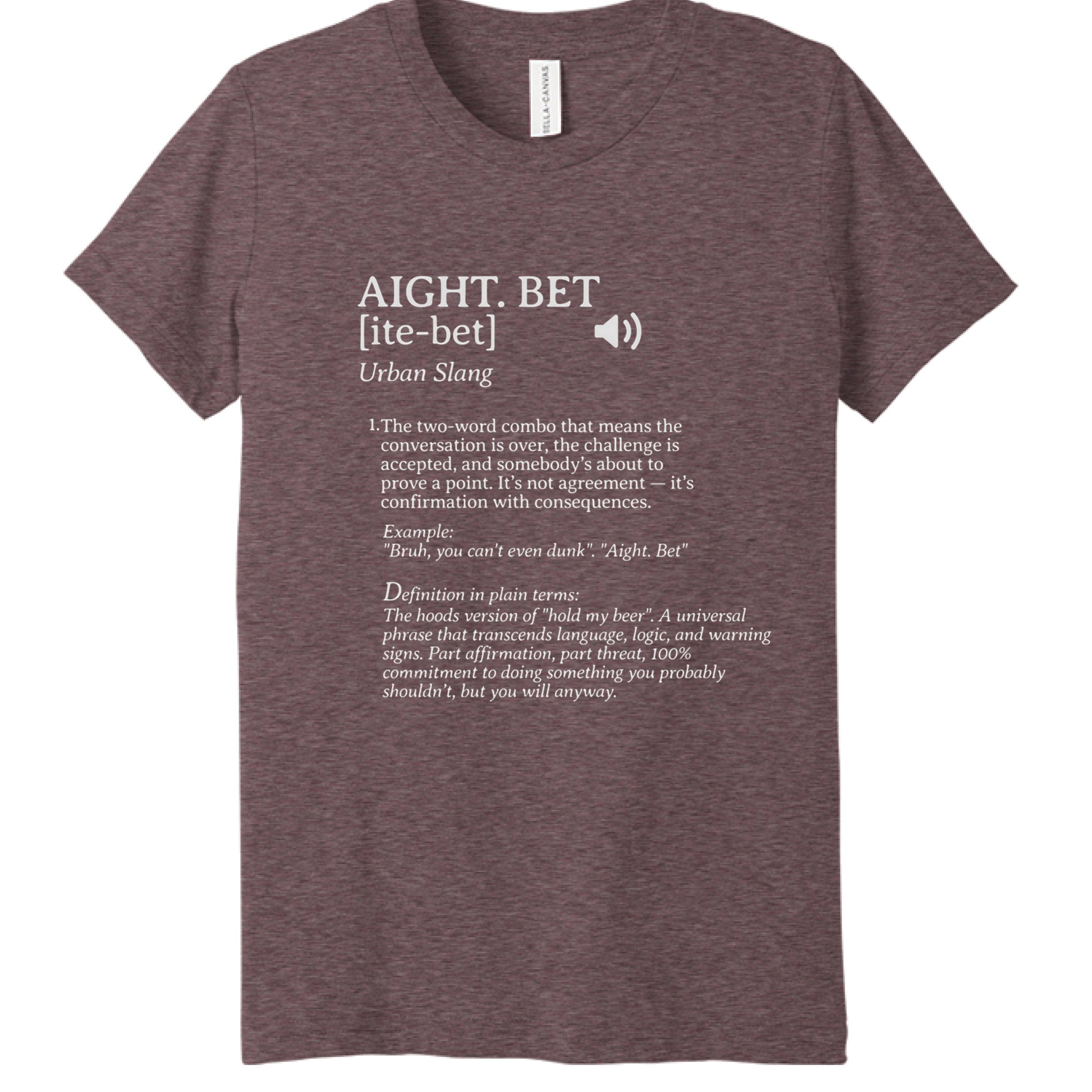 MAROON TRIBLEND - FRONT