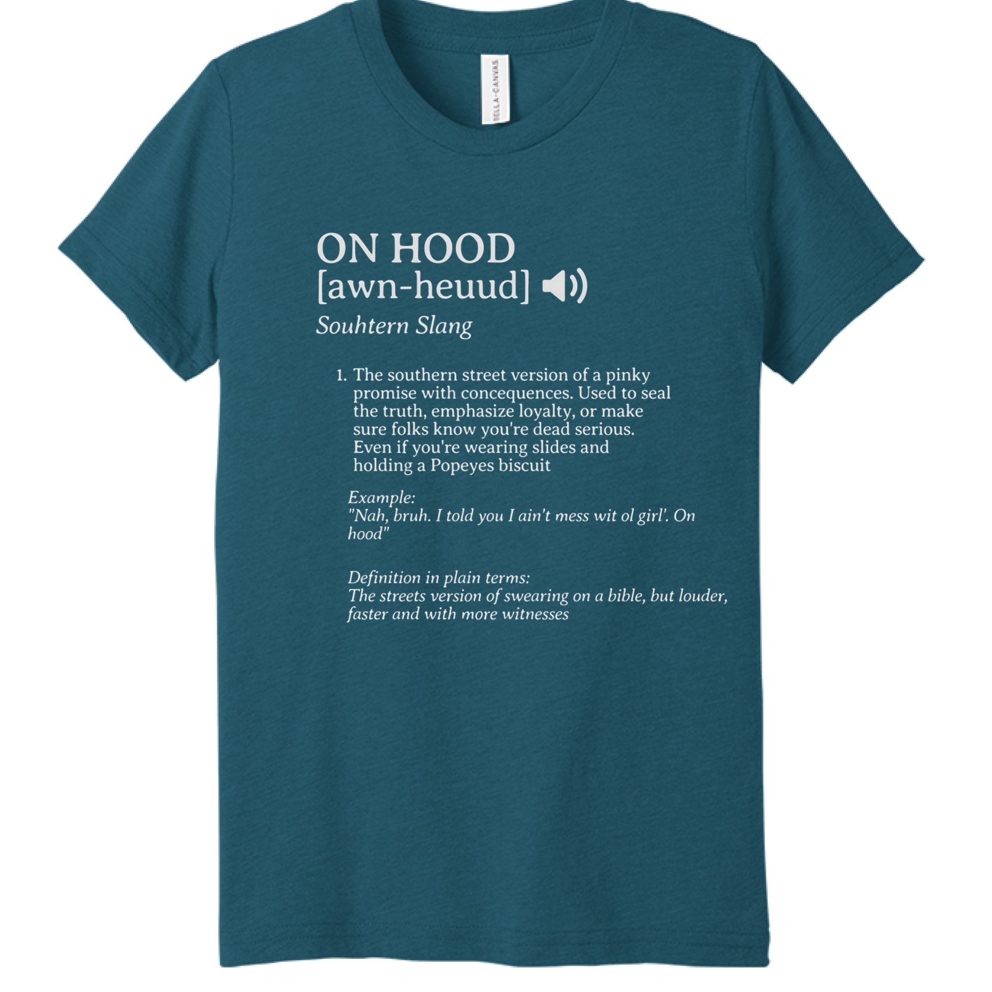 Teal Triblend - FRONT