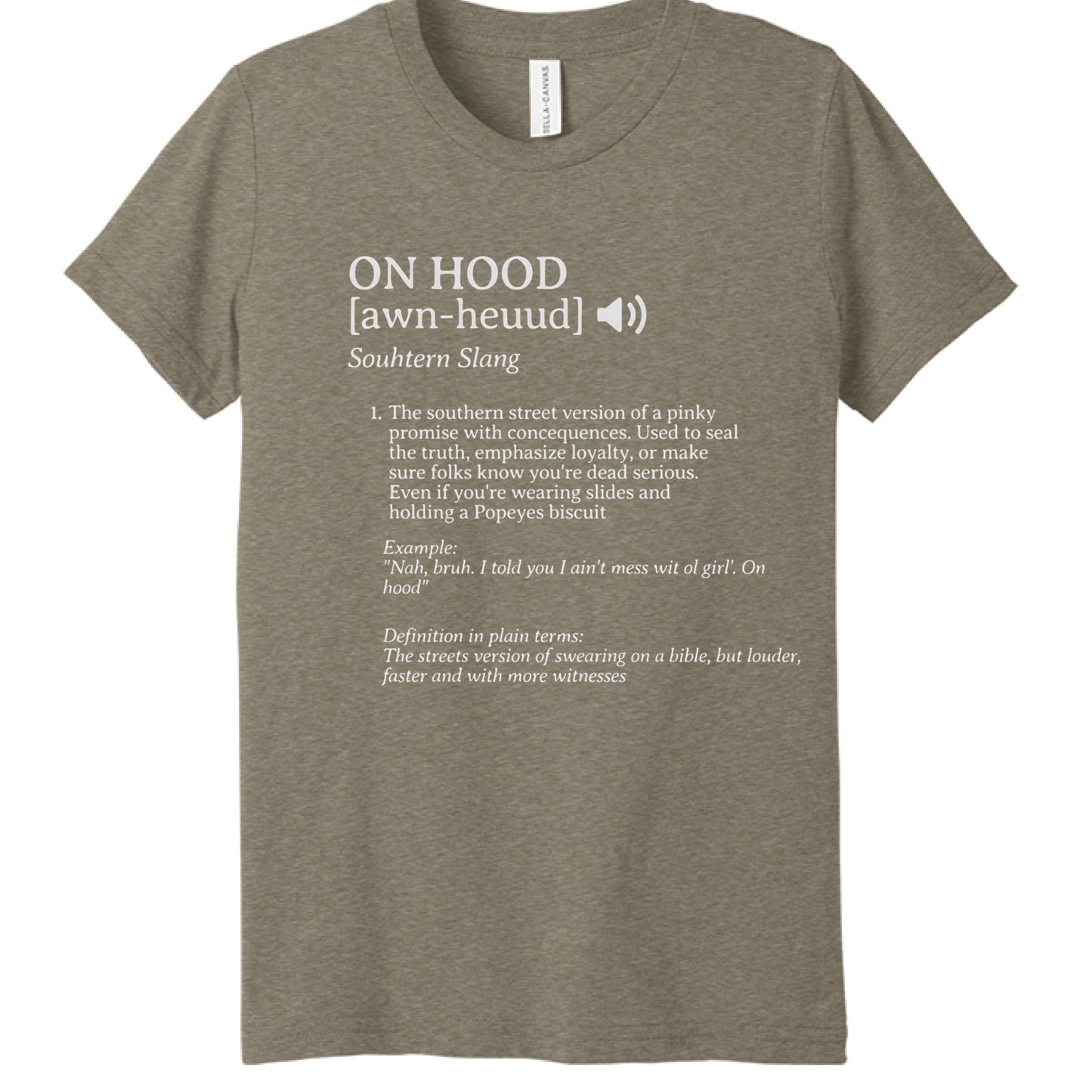 OLIVE TRIBLEND - FRONT