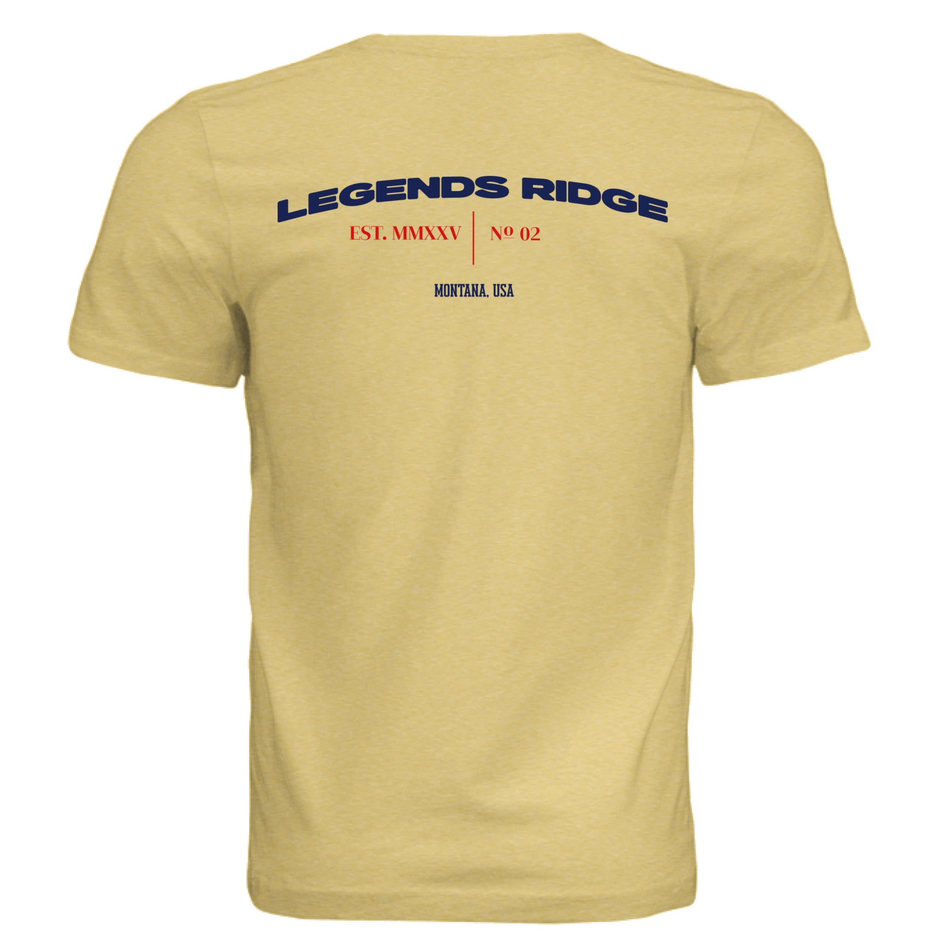 Mustard Triblend - BACK